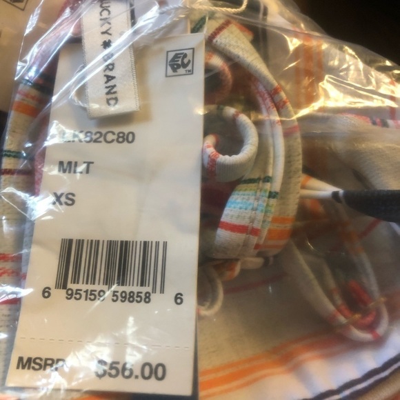 Lucky Brand Sonora Bikini Top NWT - Picture 3 of 5